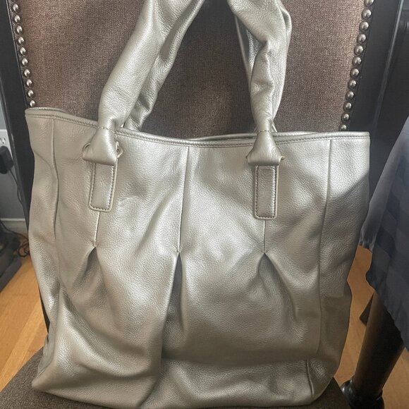 Cole Haan Hazelle Pebbled Leather Tote Bag - Picture 1 of 11